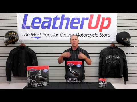 Kuryakyn Offset Dually ISO Highway Pegs at LeatherUp.com