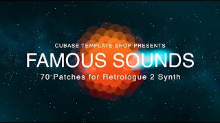 Video thumbnail for Retrologue 2 - Famous Sounds Patch / Presets Pack by MrRootMusic