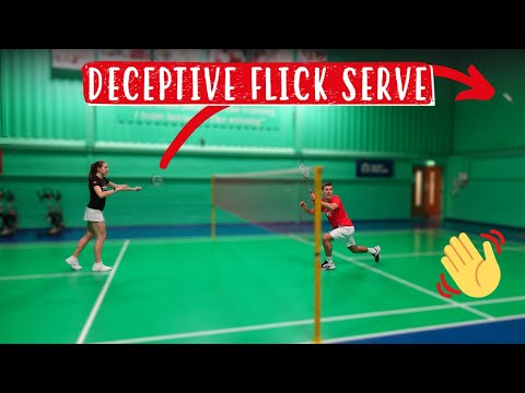 How To Do A Deceptive Flick Serve - Step-By-Step Badminton Tutorial!
