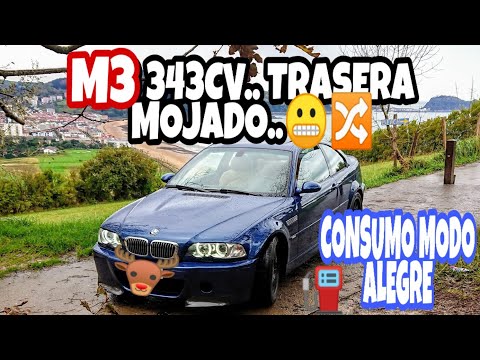 BMW M3 Subida Puerto MOJADO 😱 🔀 Y⛽CONSUMO SPORT 🏁 Cámara on board. Tracción trasera..