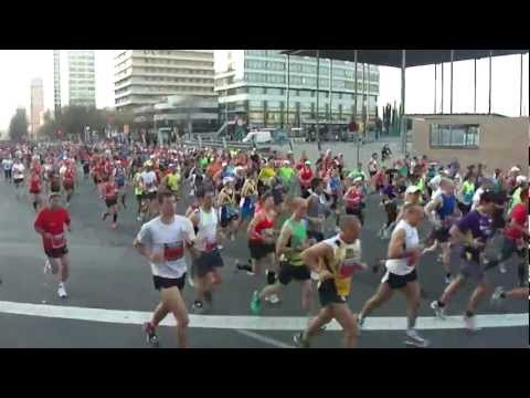 (1/2) Previa i Sortida Marató de BCN Zurich 2012 1km