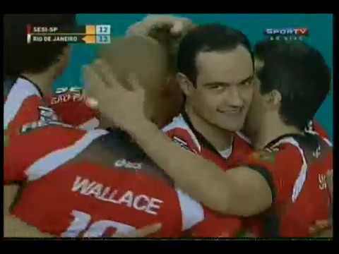 Superliga Masculina 2011/2012 SESI 2x3 RJX - QUARTAS FINAIS - JOGO 1