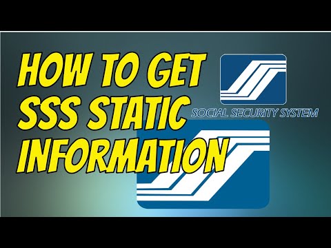 How to get SSS static information online 2019