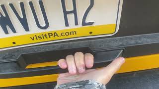 HUMMER H2 - Tip on closing rear hatch to avoid breaking it.