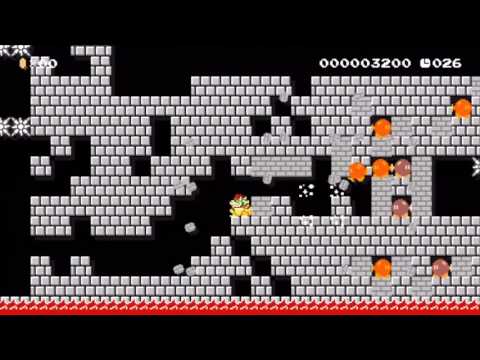 [Super Mario Maker] Bowser's Great Escape ♦ By Guscha