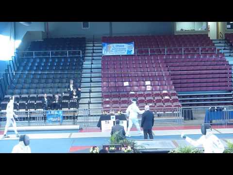 Luis Rodriguez .DOM. vs BRA Epee  Equipos 1-2