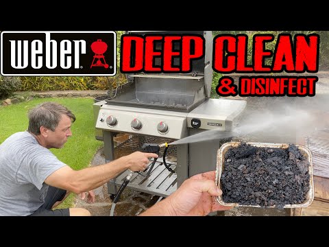 WEBER GENESIS GRILL FILTHY DEEP CLEAN & DISINFECT