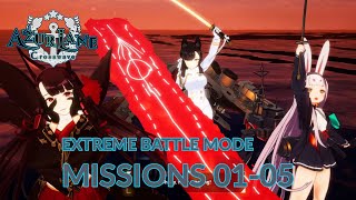 Azur Lane Crosswave: Extreme Battle Mode Missions 01-05