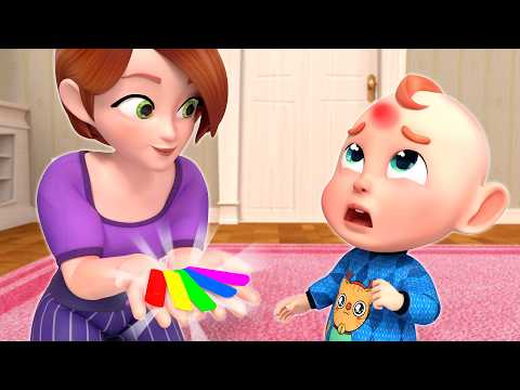 Injured Baby | Boo Boo Song | Playing Safe | Kids Songs | Rosoo Indonesian