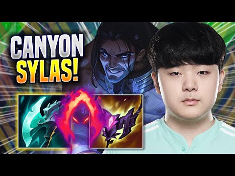 CANYON CHILLING WITH SYLAS! - DK Canyon Plays Sylas JUNGLE vs Taliyah! | Preseason 2023