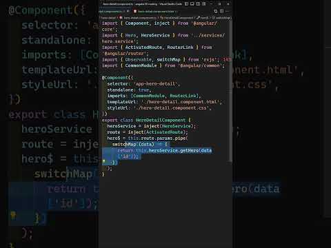 Access Dynamic Route Params Observable using SwitchMap rxjs Operator in Angular 18 Routing