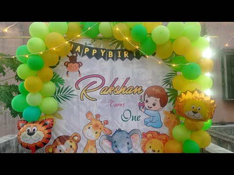 Rakshan 1st birthday celebration l Rakshan turns one l Birthday celebration vlog l deepsdiaryvlog