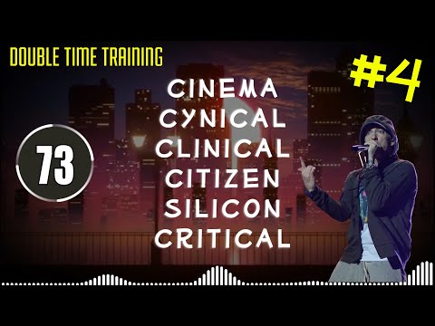 DOUBLE TIME TRAINING #4 - Freestyle Battle Beat Training - Rap Beat for Improvising with Words