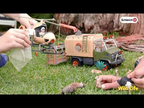 SCHLEICH „Wild Life“ Rinkinys - Gyvūnų Gelbėjimo Sunkvežimis video