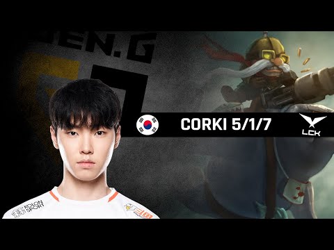 Highlights GEN Chovy with Corki - LCK Spring 2022