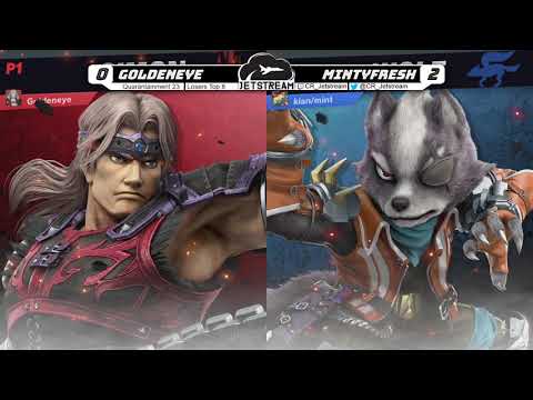 Quarantainment 23 Losers Top 8 - Goldeneye (Simon) Vs. Mintyfresh (Wolf) Smash Ultimate - SSBU