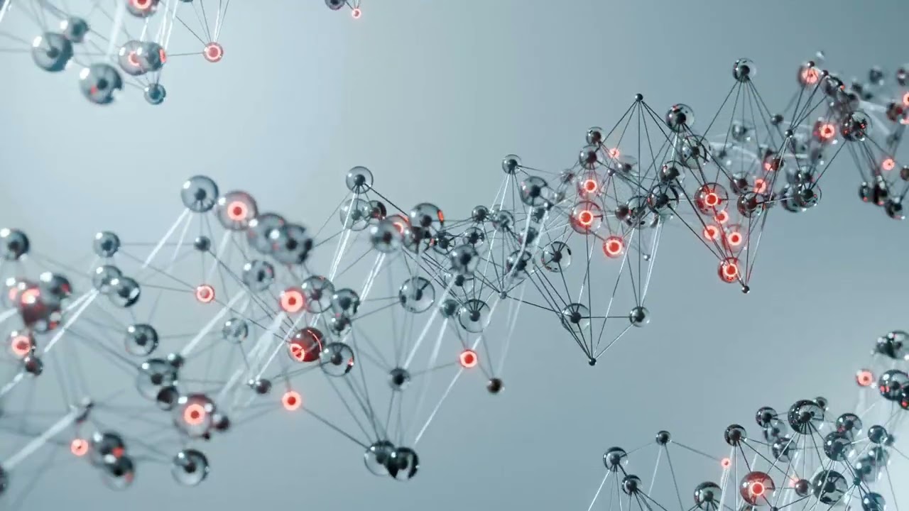 Animaci&oacute;n del plexo org&aacute;nico Modelo 3D