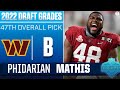 Commanders take COMPLETE DT Phidarian Mathis With No. 47 Pick I 2022 NFL Draft Grades
