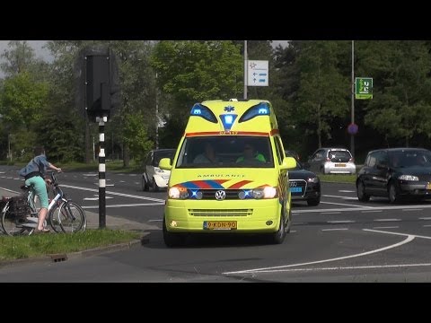 A1, Silverline Ambulance 02 117 Dokkum naar het Medisch Centrum Leeuwarden