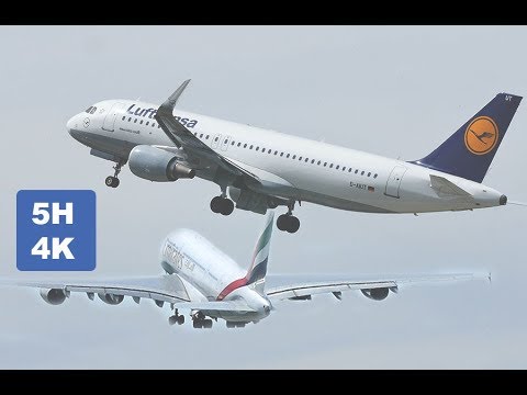 5 HOURS Plane Spotting 2018 HIGHLIGHTS - 4K