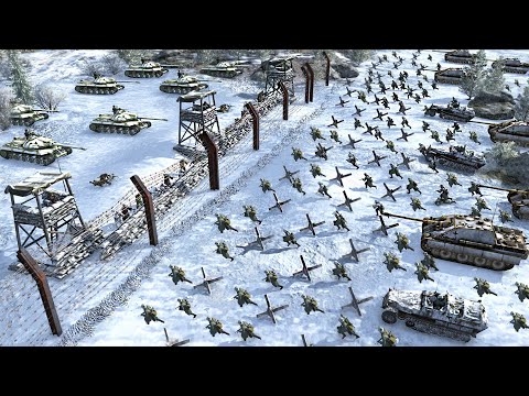 2,000 Elite Germans Charge RUSSIAN FRONT LINES! - Gates of Hell: WW2 Mod