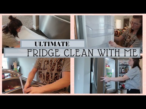 ULTIMATE FRIDGE CLEAN WITH ME//SPRING CLEANING
