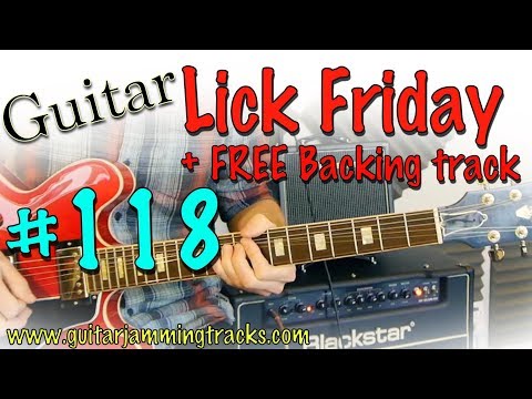 Guitar Lick Friday Week 118 - racing through single string Pentatonic and then Blues