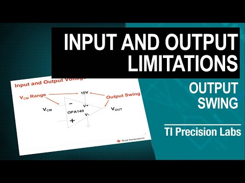 TI Precision Labs - Op Amps:  Input and Output Limitations - Output swing
