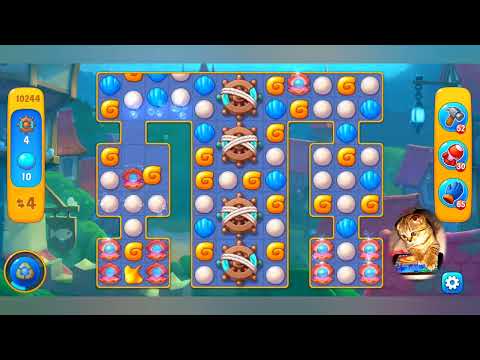 Fishdom 2022, no Boosters,  10244  level  -  прохождение без бустеров,  10244  уровень.