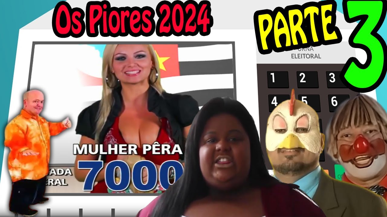 🔴 Os mais Bizarros e Engraçados Candidatos do Brasil PARTE 3! 3º Turno! 2024 !