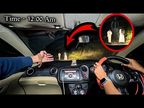 THE MOST HAUNTED ROAD || मुँह जला हुआ था - Live Ghost Caught Record On Camera || भूतियाँ रास्ता !!