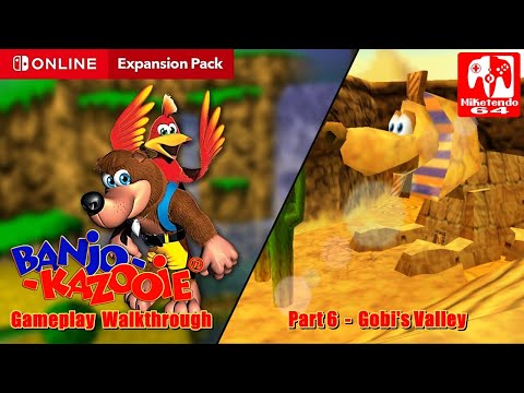 Banjo-Kazooie 100% Gameplay Walkthrough Part 6 (Gobi's Valley)