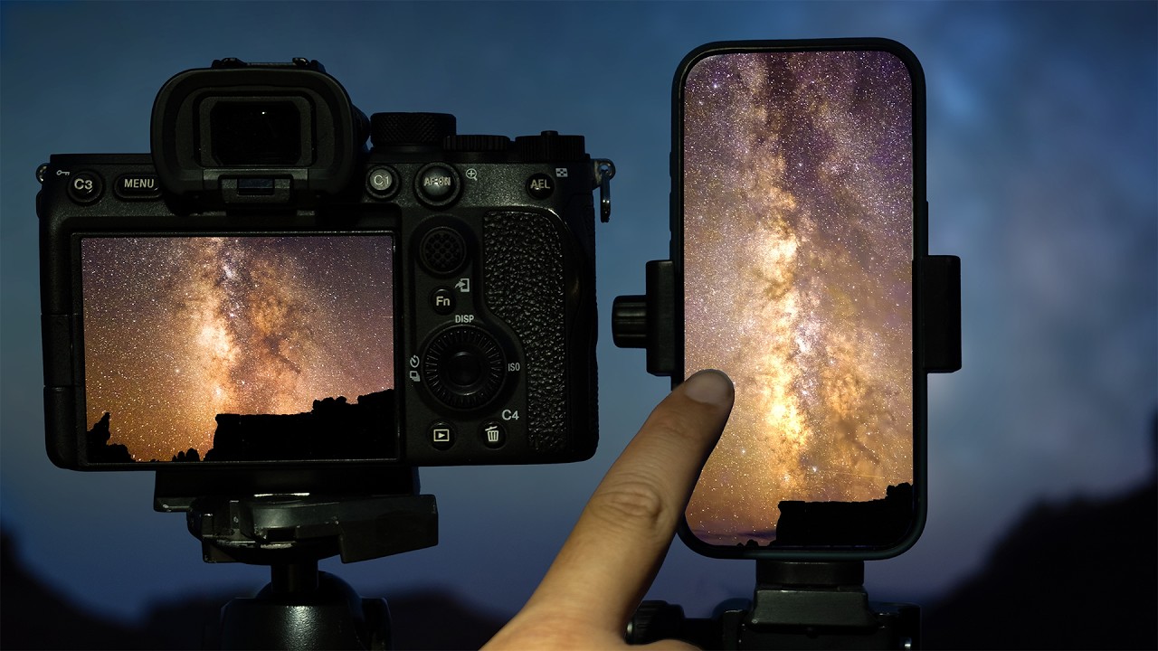 iPhone 16 vs $5,000 Camera for Milky Way Photography