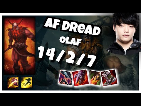 Olaf vs Zac AF Dread JUNGLE (14/2/7) - v10.25