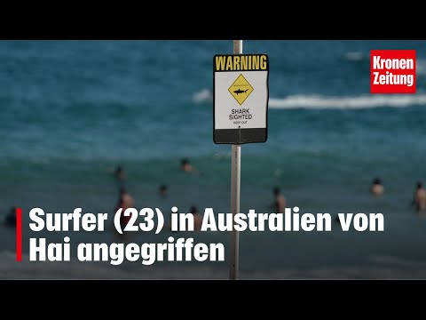 Surfer (23) in Australien von Hai angegriffen | krone.tv NEWS