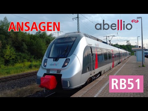 [Abellio Rail Mitteldeutschland] Ansagen aus der RB51 Nordhausen - Heilbad Heiligenstadt