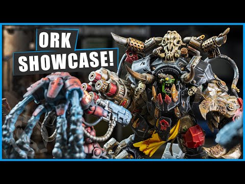 A Showcase of My HUGE Ork Army for Warhammer 40k