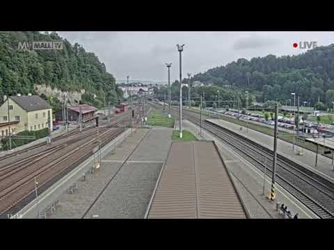 Staniční hlášení a vlak Ústí nad Orlicí - R 888 + R 869+změna koleje + Os 7165 + Zpoždění, 30.8.2021