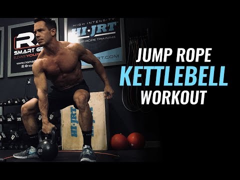 Kettlebell & Jump Rope Interval Training - Follow Along Workout