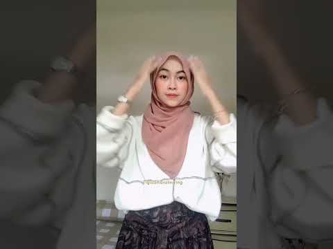 Tutorial Hijab Pashmina Tanpa Pentul Dan Pakai Kacamata