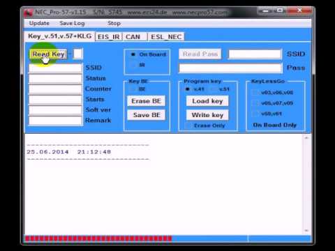 NEC PRO57 Read password from key ROM V51