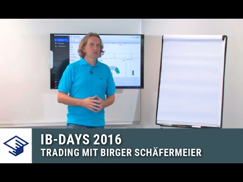 IB-Days 2016 tradAc Backstage Trading mit Birger Schäfermeier (Zusammenschnitt)