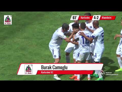 Finale bfv-Rothaus-Pokal 18/19 Karlsruher SC - SV Waldhof Mannheim