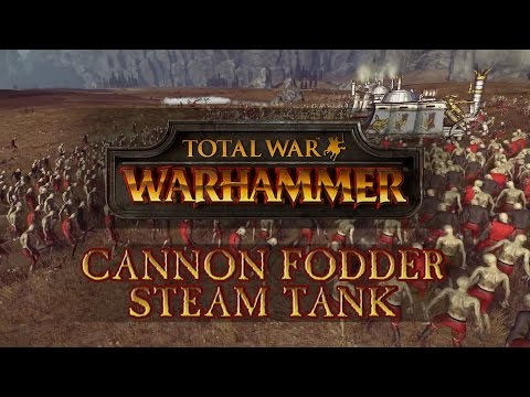 Total War: Warhammer - Cannon Fodder: Zombie Horde vs Steam Tanks!