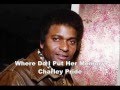 Charley Pride   -   Where Do I Put Her Memory  ( audio - lyrics )