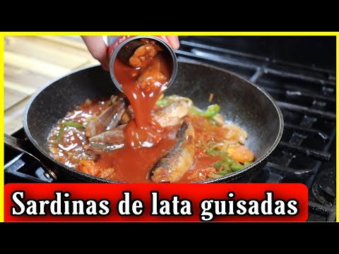 Como guisar sardinas de lata 🤤 🐟