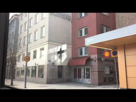 Resa med 4an från Vaksala torg till Centralstationen| Uppsala