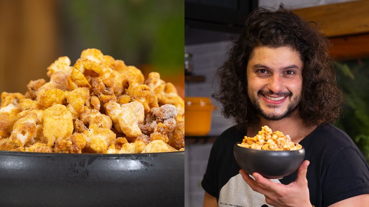 PIPOCA COM LEITE NINHO BOMBADA NA INTERNET! 🍿 | Receitas Internéticas | Mohamad Hindi