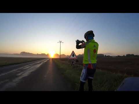 Paris Brest Paris 2019 Part 10  Dreux to Rambouillet Finish (at 1219km) 60fps