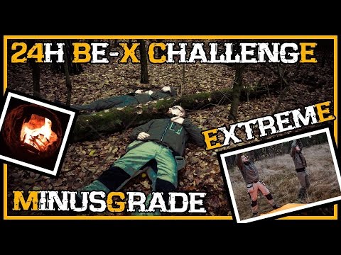24h Übernachtung bei Minusgraden - BE-X Challenge - Outdoor Survival Deutschland